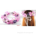 China gold manufacturer Best Choice fashion satin flower headband